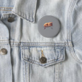 Schlafender Ginger-Katzen-Button Button (Beispiel)