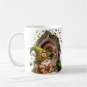 Schlafender Gnom-Hohlraum Kaffeetasse (Links)