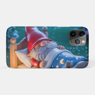 Schlafender Gnom im nächtlichen Garten Case-Mate iPhone Hülle