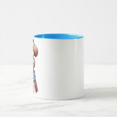 Schlafender Hund mit Kaffeetasse (Zentrum)