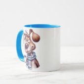 Schlafender Hund mit Kaffeetasse (Vorderseite Links)