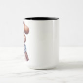 Schlafender Hund mit Kaffeetasse (Zentrum)