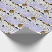 Schlafender Jack Russell Geschenkpapier (Ecke)