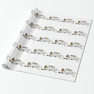 Schlafender Jack Russell Geschenkpapier