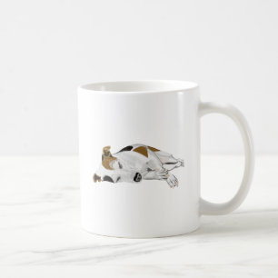 Schlafender Jack Russell Kaffeetasse