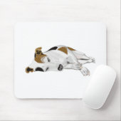 Schlafender Jack Russell Mousepad (Mit Mouse)