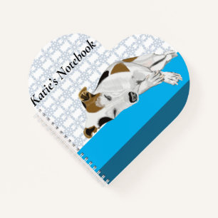 Schlafender Jack Russell Notizblock