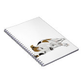 Schlafender Jack Russell Notizblock (Rechte Seite)