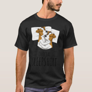 Schlafender Jack Russell Terrier Pajamas Offiziell T-Shirt