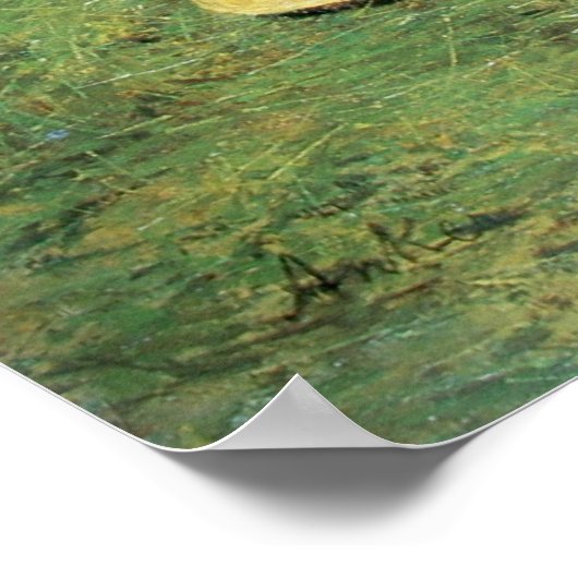 Schlafender Knabe im Heu Boy Schlafen in Hay Poster (Ecke)