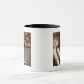 Schlafender Llewelyn Setzer Tasse (Zentrum)