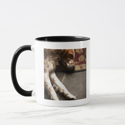 Schlafender Llewelyn Setzer Tasse (Links)