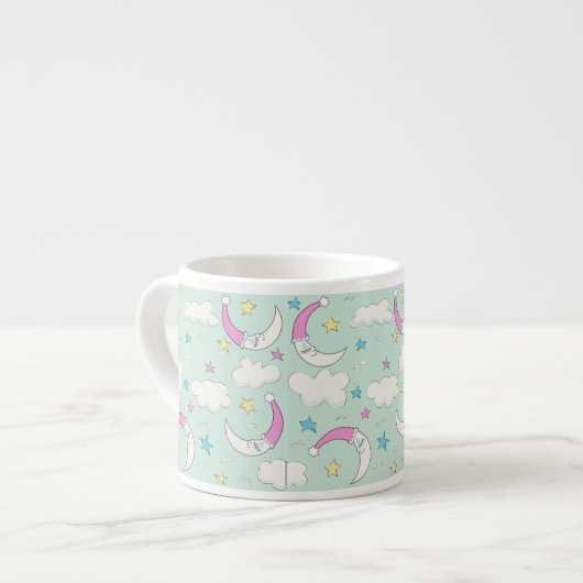 Schlafender Mond Espressotasse (Vorderseite Links)