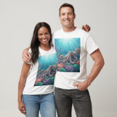 Schlafender Oktopusgarten T-Shirt (Unisex)