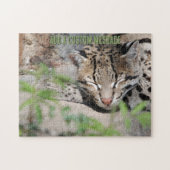 Schlafender Ozelot Puzzle (Horizontal)