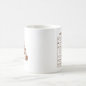 Schlafender Papa süße Kaffeebohne Kaffeetasse (Mittel)