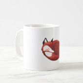 Schlafender Rotfuchs Kaffeetasse (Vorderseite Links)