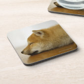 Schlafender Shiba-Ken 2 Untersetzer (Linke Seite)