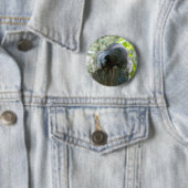 Schlafender Waschbär Pin Button (Beispiel)