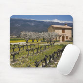 Schlafender Weinberg, Frucht blüht, Steinhaus, Mousepad (Mit Mouse)