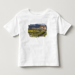 Schlafender Weinberg, Obstblüten, Steinhäuschen, Kleinkind T-shirt