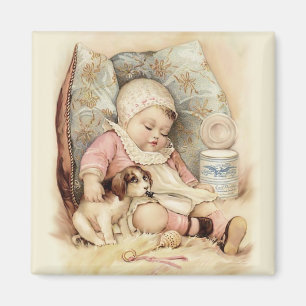 Schlafendes Baby Magnet