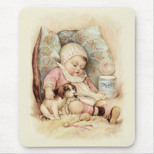 Schlafendes Baby Mousepad