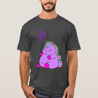 Schlafendes Einhorn T-Shirt