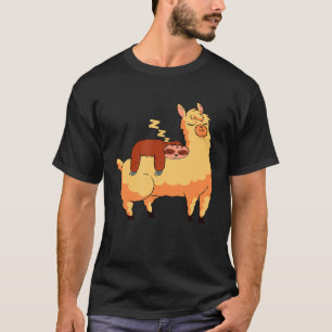 Schlafendes Faultier für ihre Mädchen Kinder Fraue T-Shirt