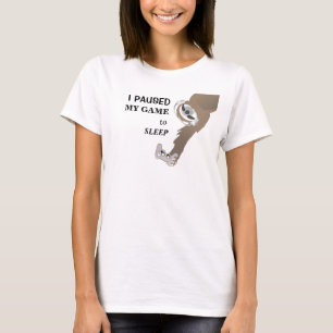 Schlafendes Faultier mit Gamecontroller-T-Shirt T-Shirt