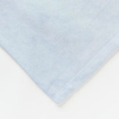 Schlafendes Kätzchen Fleecedecke (Ecke)
