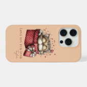 Schlafendes Kätzchen Liebt Dich Für Immer Personal iPhone Hülle (Rückseite (Horizontal))
