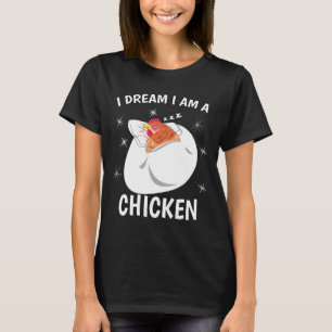Schlafendes Pj-Pyjama-Oberteil Ich träume, ich bin T-Shirt