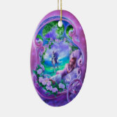 Schlafendes Prinzessin Waiting für Prinzen Keramikornament (Rechts)