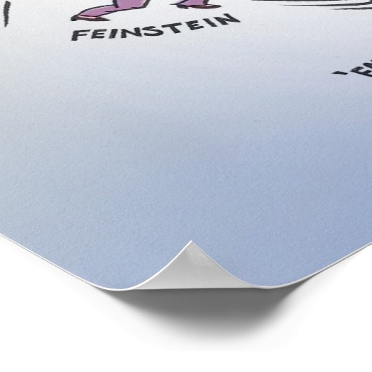 Schlafendes Riesenposter Poster (Ecke)