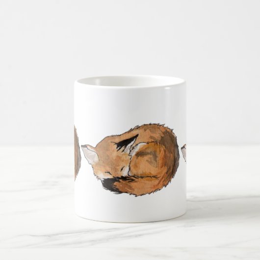 SchlafenFox Kaffeetasse (Mittel)