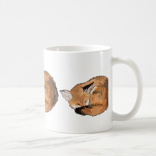 SchlafenFox Kaffeetasse (Rechts)