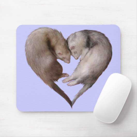 Schlafenfrettchen Mousepad (Mit Mouse)
