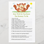 Schläfenfuchs Wie gut kennen Sie das Baby-Duschspi (Vorderseite)