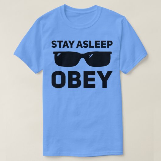 Schläfengehorchen 1 bleibe T-Shirt (Design vorne)