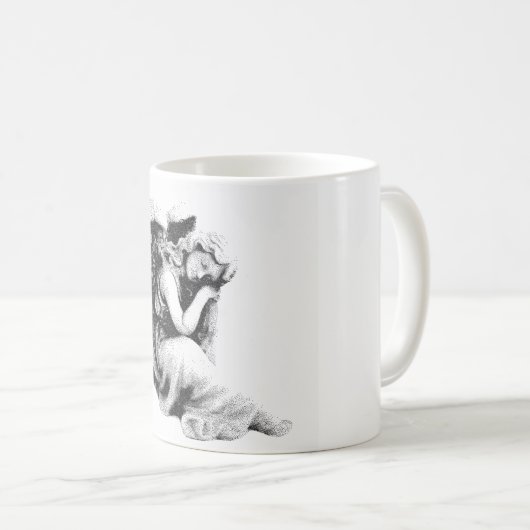 Schlafengel Kaffeetasse (VorderseiteRechts)
