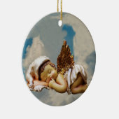 Schlafengel Keramik Ornament (Rechts)