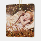 Schlafengel Keramikornament (Links)