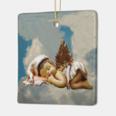 Schlafengel Keramikornament (Links)