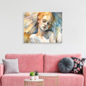 Schlafengel Leinwanddruck (Insitu (Wohnzimmer))