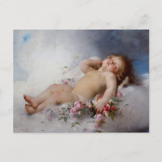 Schlafengel Postkarte (Vorderseite)