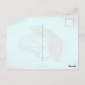 Schlafengel Postkarte (Rückseite)