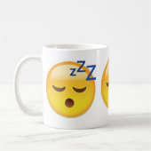 Schlafengesicht Emoji Kaffeetasse (Links)