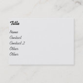 Schlafengraue Katze auf weißem Sofa Visitenkarte (Rückseite)