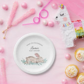 Schlafenhäschen-neutrale Geschlechts-Babyparty Pappteller (Party)